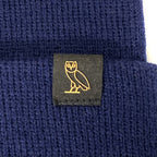 OCTOBERS VERY OWN OVO Knit Acrylic Beanie Cap Hat Navy Blue