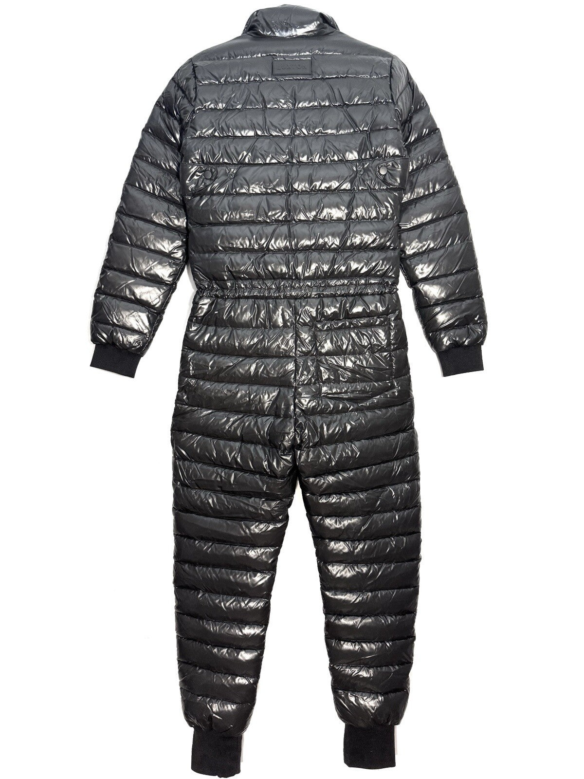 LUXTON Womens Down Ski Jumpsuit No. 2.1 Black (MSRP $1,150)