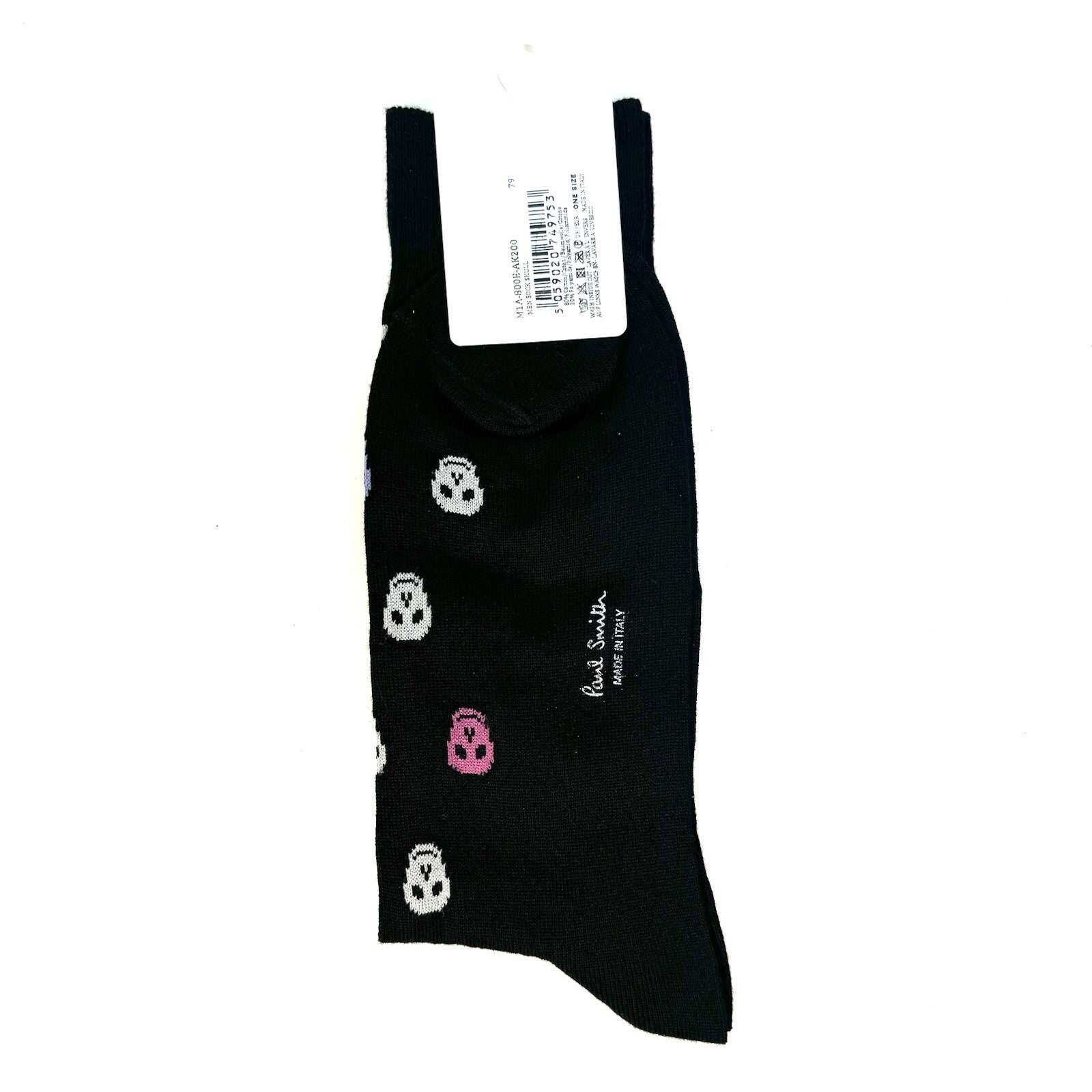 PAUL SMITH Mens Skull Socks Black O/S (MSRP $30)