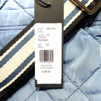 MARC JACOBS Quilted Nylon Weekender Tote Bag Heaven Blue Medium (MSRP $295)