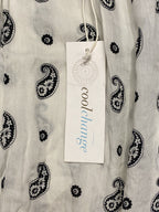COOL CHANGE Womens Tasha Paisley Rayon Tunic Romper White 
