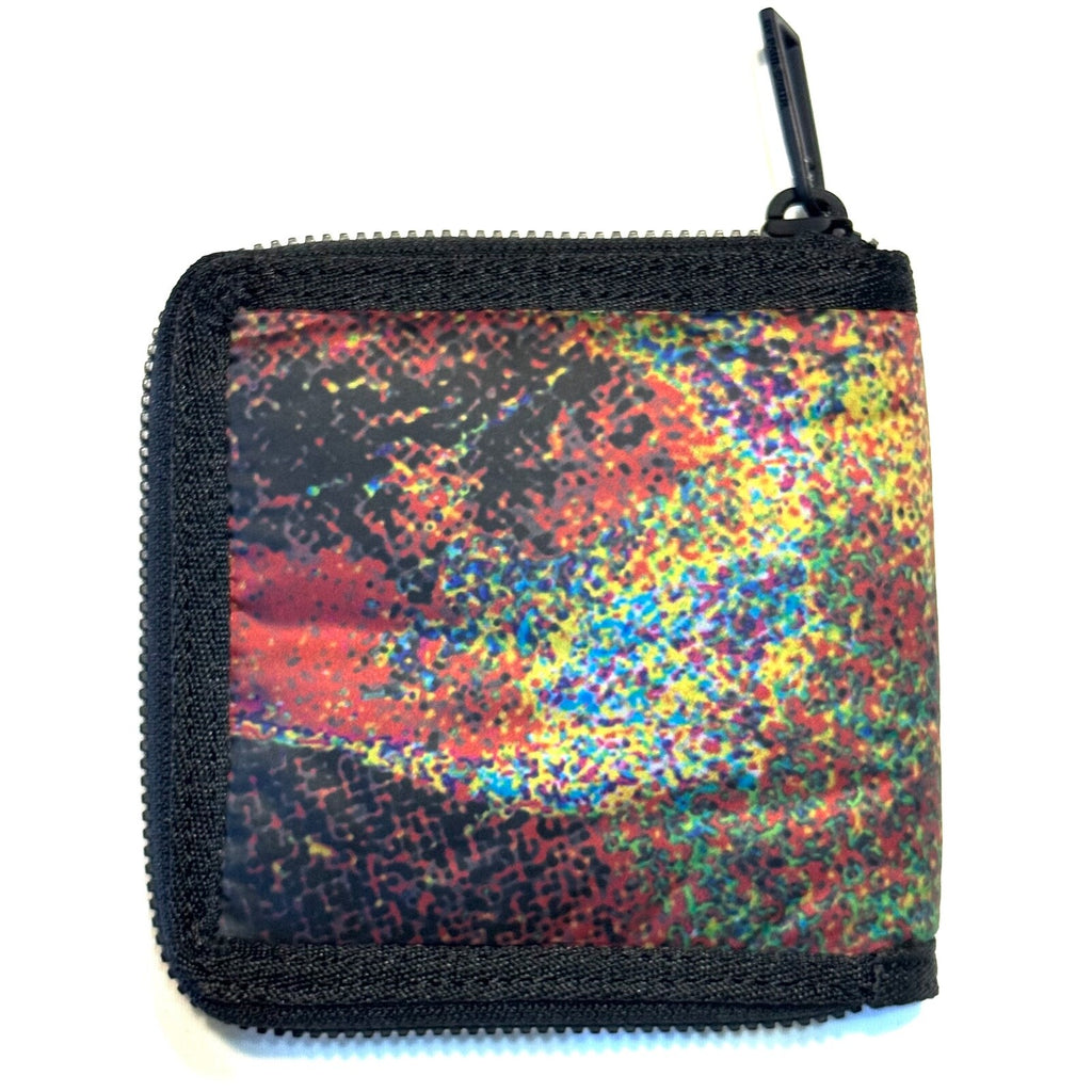 PS PAUL SMITH Recycled Canvas Zip Wallet Multicolor Black (MSRP $150)