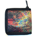PS PAUL SMITH Recycled Canvas Zip Wallet Multicolor Black (MSRP $150)