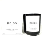 REISS Emerald Bloom Scented Candle Black 6.5 oz (MSRP $55)