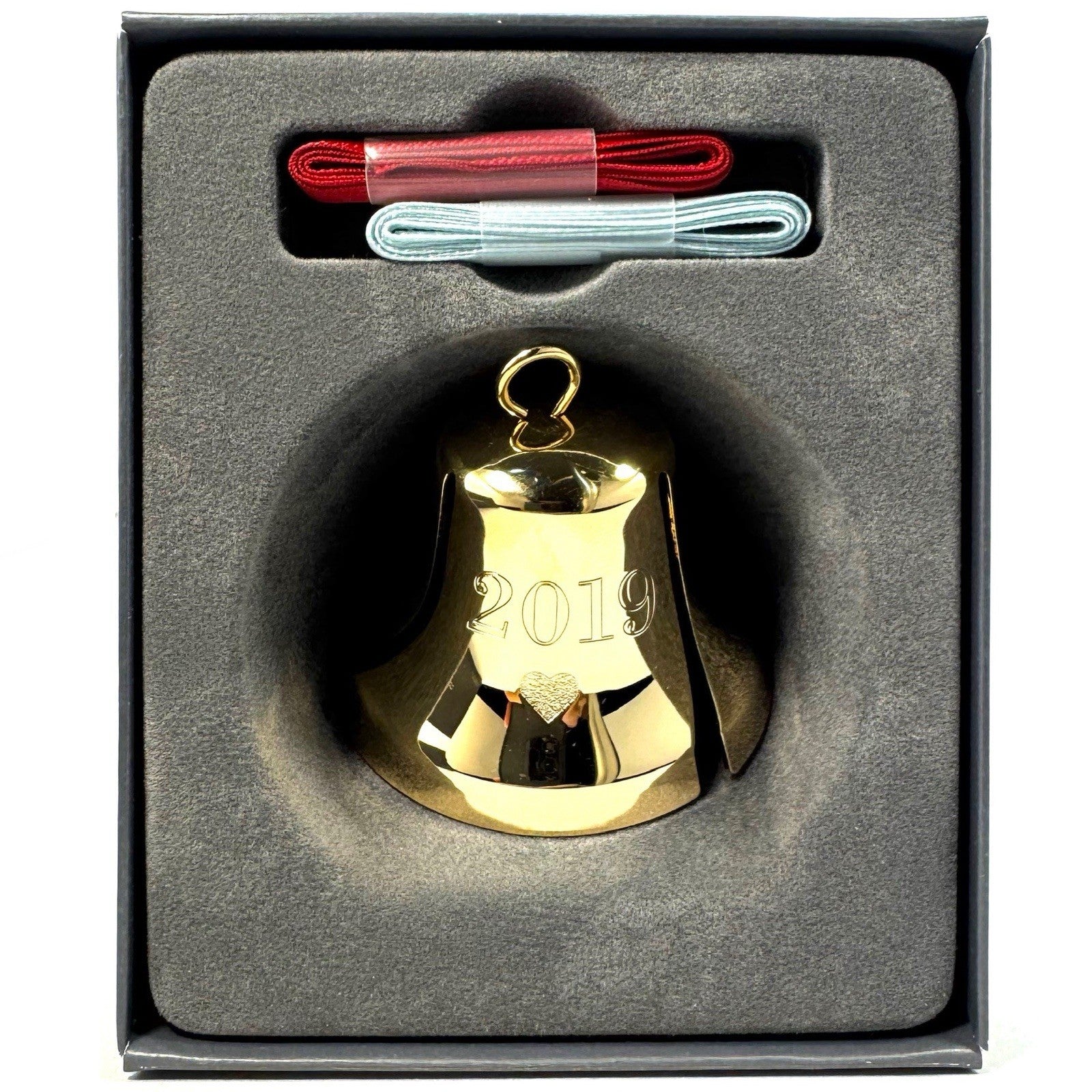 GEORG JENSEN 18k Gold Plated 2019 Christmas Holiday Bell Ornament