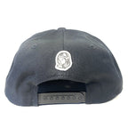 BILLIONAIRE BOYS CLUB Script Spellout Logo Snapback Hat Black (MSRP $50)