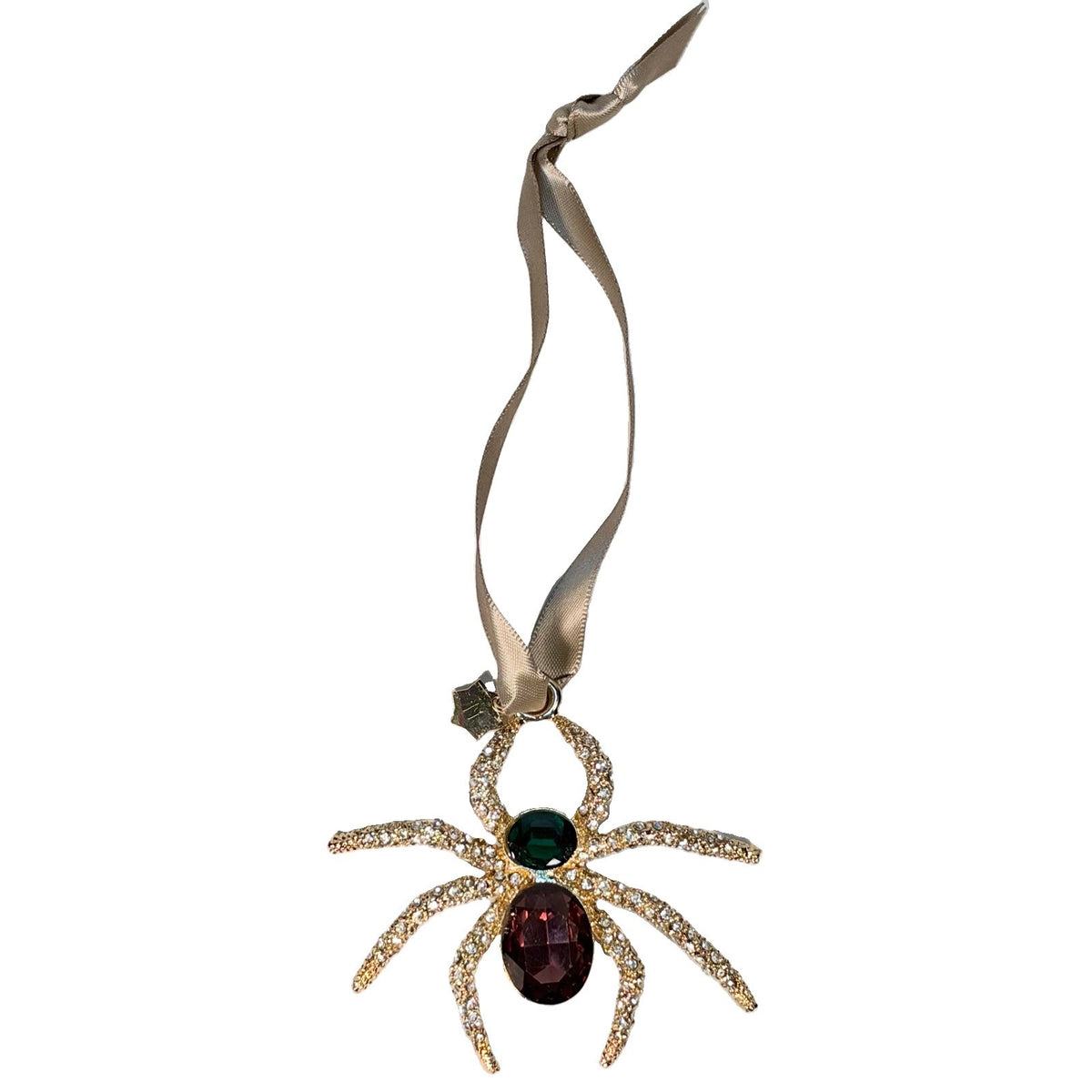 L'OBJET Spider Jeweled Gold Plated Christmas Tree Ornament OR115 (MSRP $120)