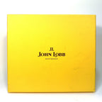 JOHN LOBB Mens Carnegie Palladium 50mm Calf Leather Belt Brown 120cm (MSRP $800)