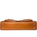 GHURKA Examiner No. 5 Leather Briefcase Messenger Bag Vintage Brown -MSRP $1,895