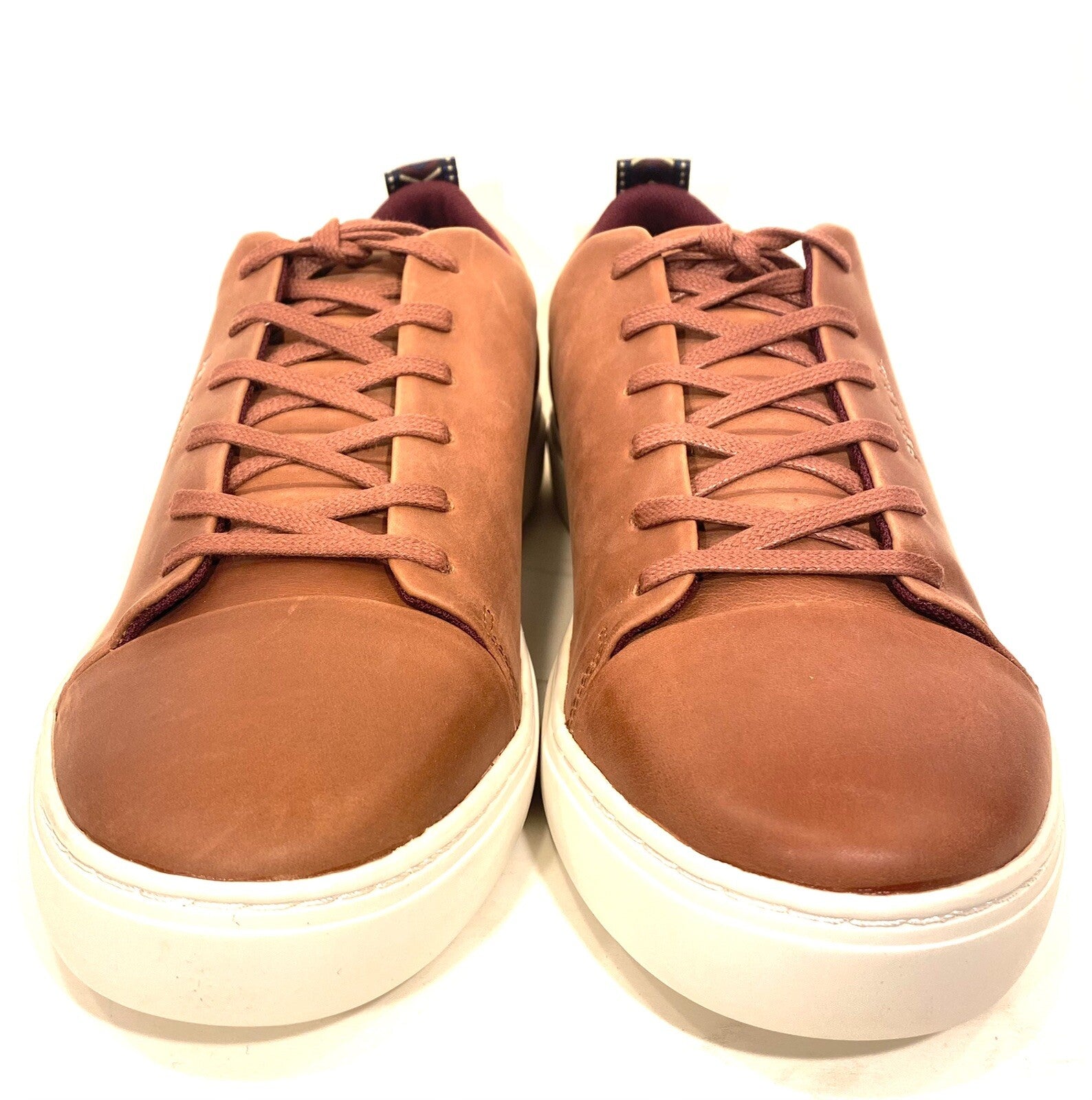 PS PAUL SMITH Mens Lee Nubuck Leather Lace Up Logo Sneakers Brown (MSRP $250)