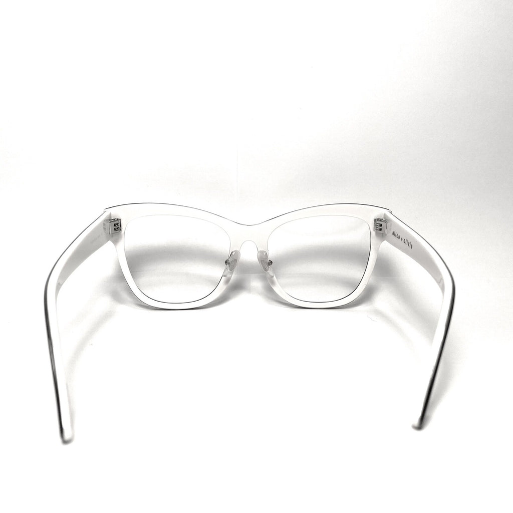 ALICE + OLIVIA Womens Les Halles Eyeglasses Frames Black (MSRP $275)
