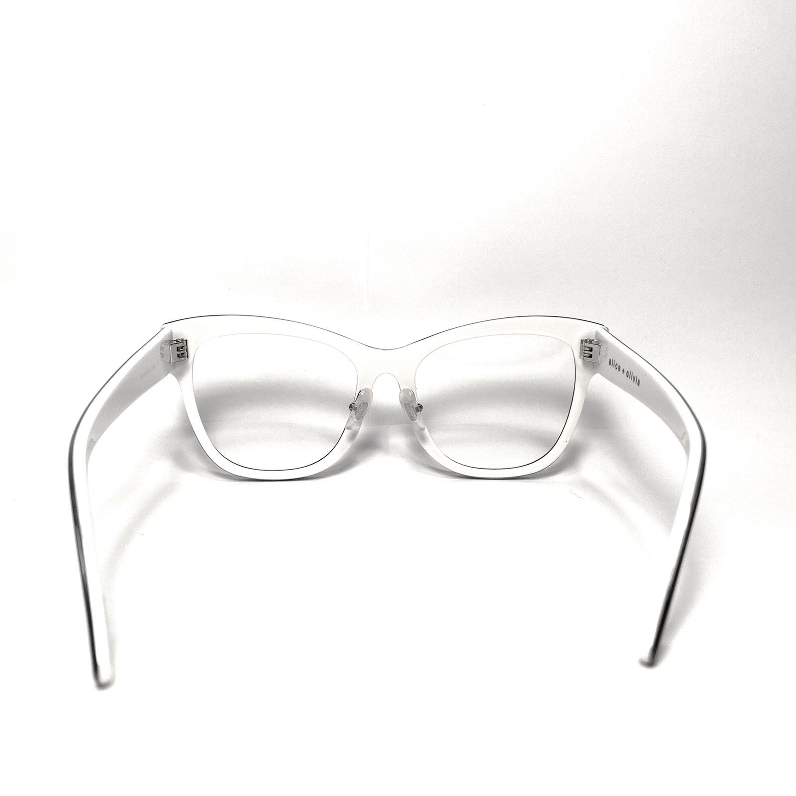 ALICE + OLIVIA Womens Les Halles Eyeglasses Frames Black (MSRP $275)