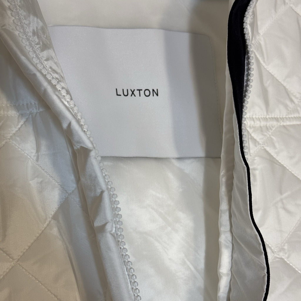 LUXTON Womens Original Quilted Ski Jumpsuit No. 1.2 White (MSRP $850)