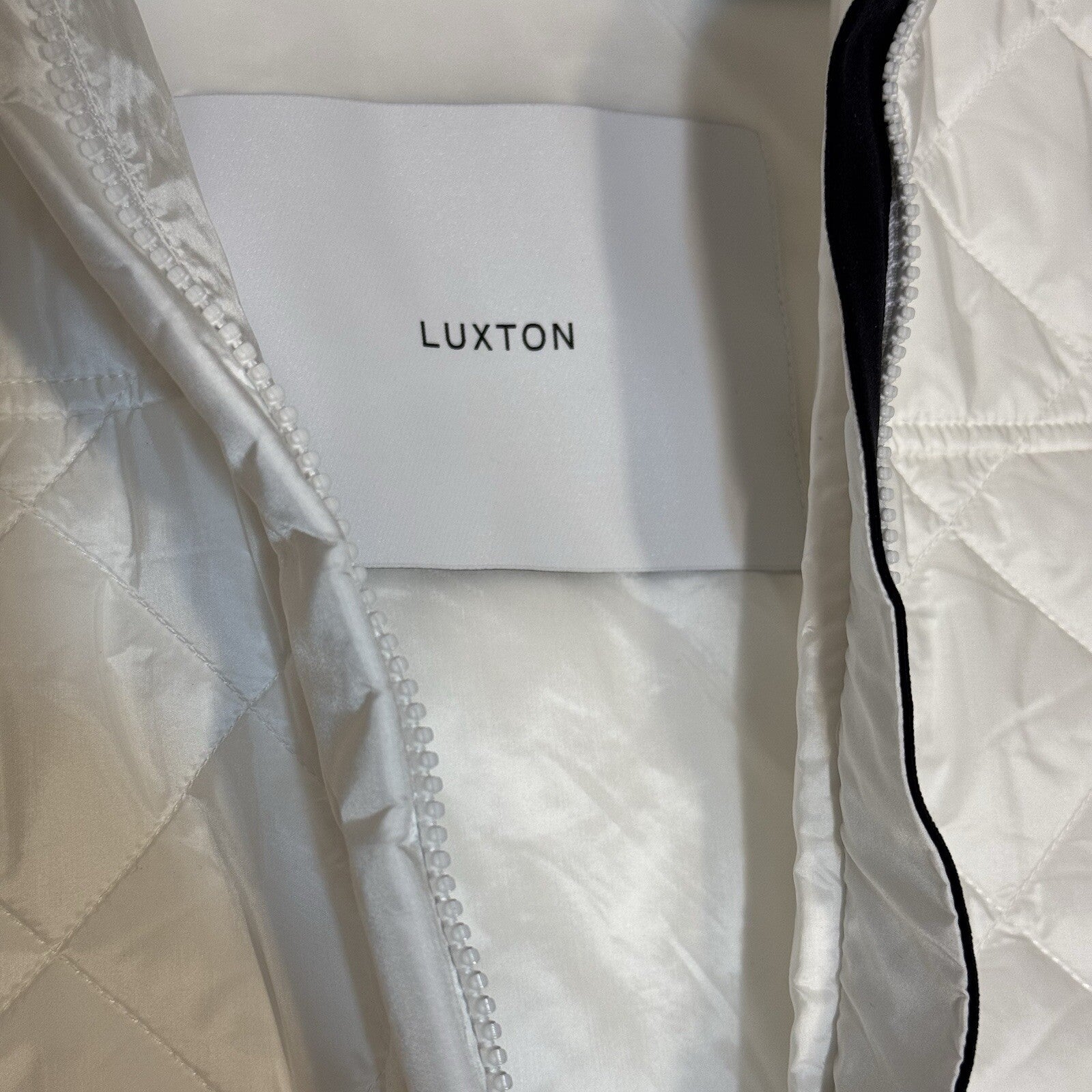LUXTON Womens Original Quilted Ski Jumpsuit No. 1.2 White (MSRP $850)