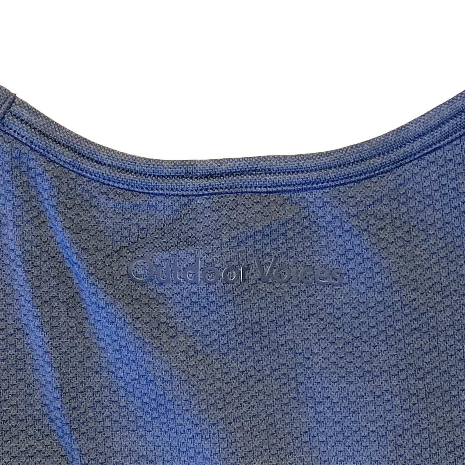 OUTDOOR VOICES Mens Seamless Tank Top Dark Sky Blue (MSRP $52)