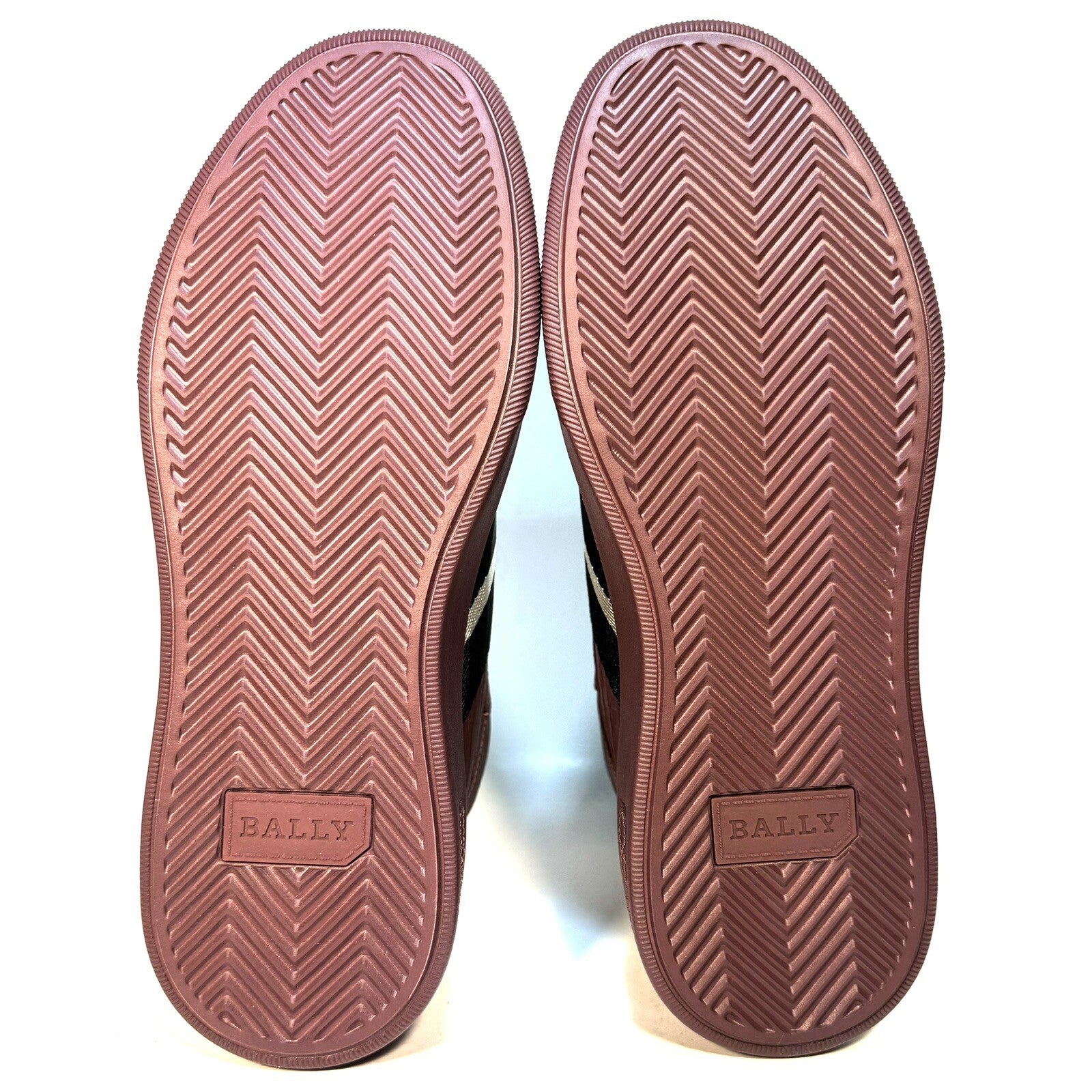 BALLY Mens Meson Croc Embossed Leather Mid Top Sneakers Heritage Red 7 MSRP $720