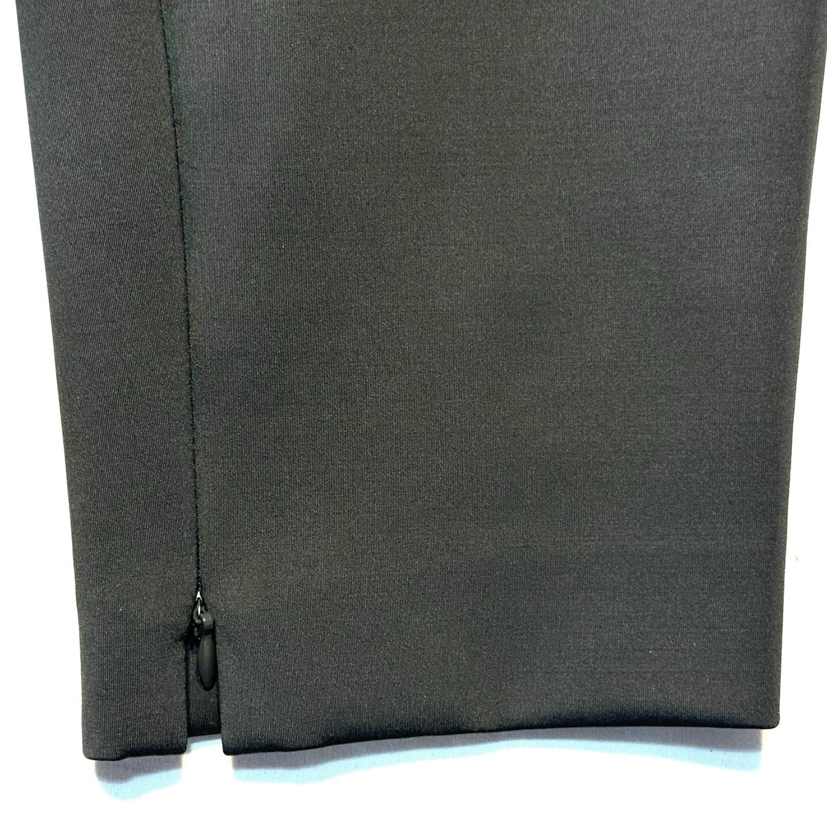 THEORY Womens HW Zip Polish Stretch Scuba Pants Deep Green 16 (MSRP $295)