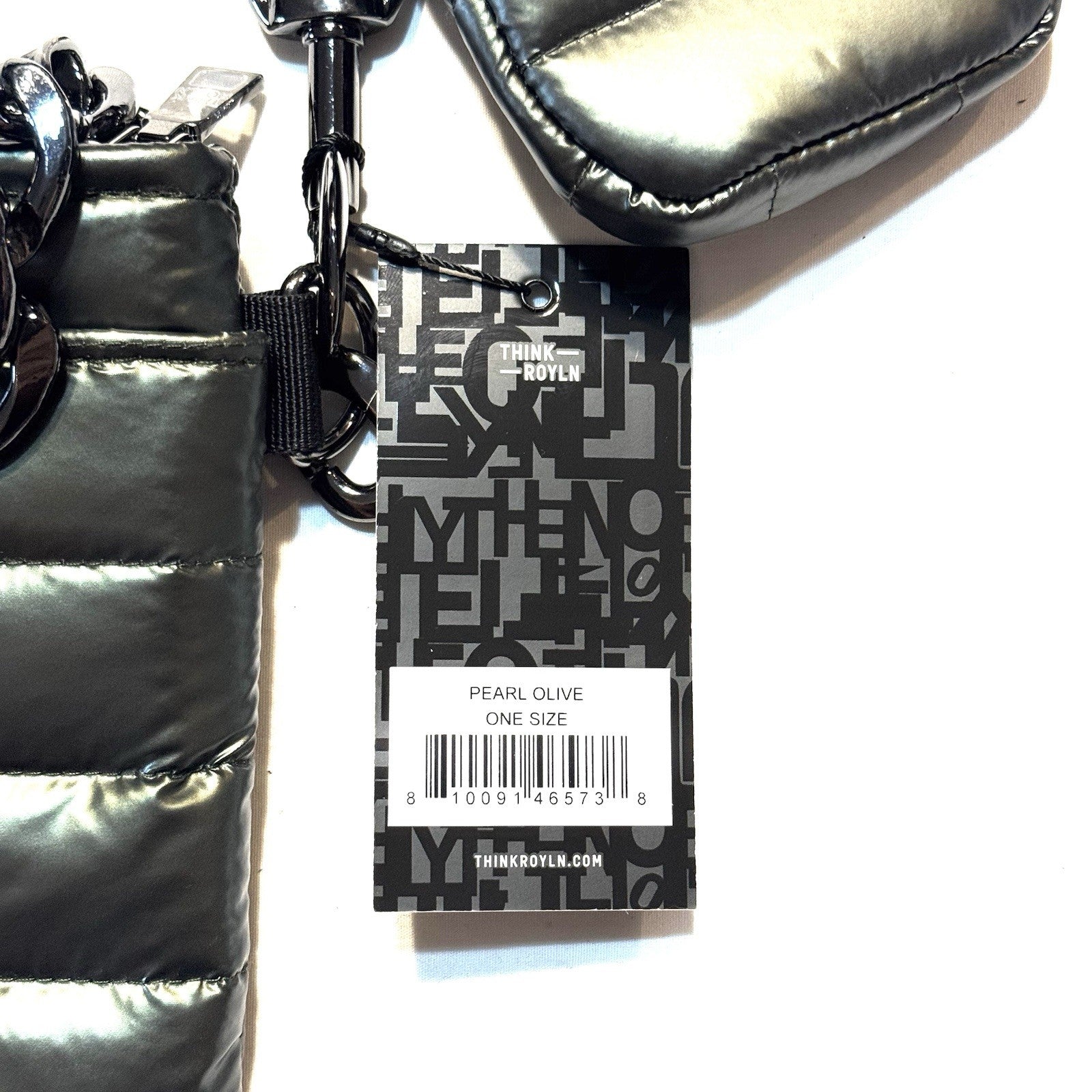 THINK ROYLN Downtown Crossbody Bag Pearl Olive Green (MSRP $148)