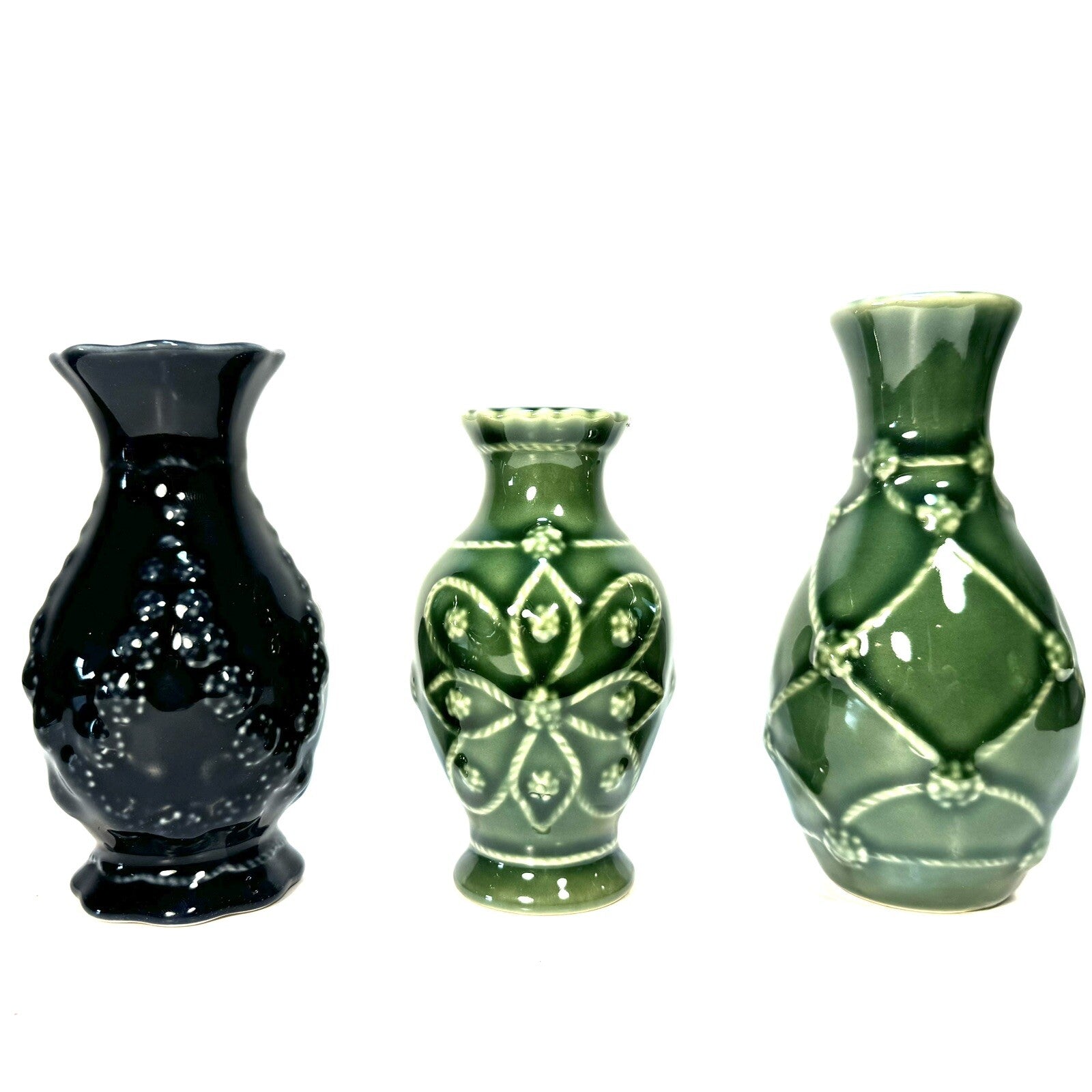 JULISKA x Veronica Beard Jardins Du Monde Mini Vase Trio Set (MSRP $175)