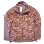 OUTDOOR VOICES Womens Unisex Fleece Zip Jacket Deep Taupe Purple M