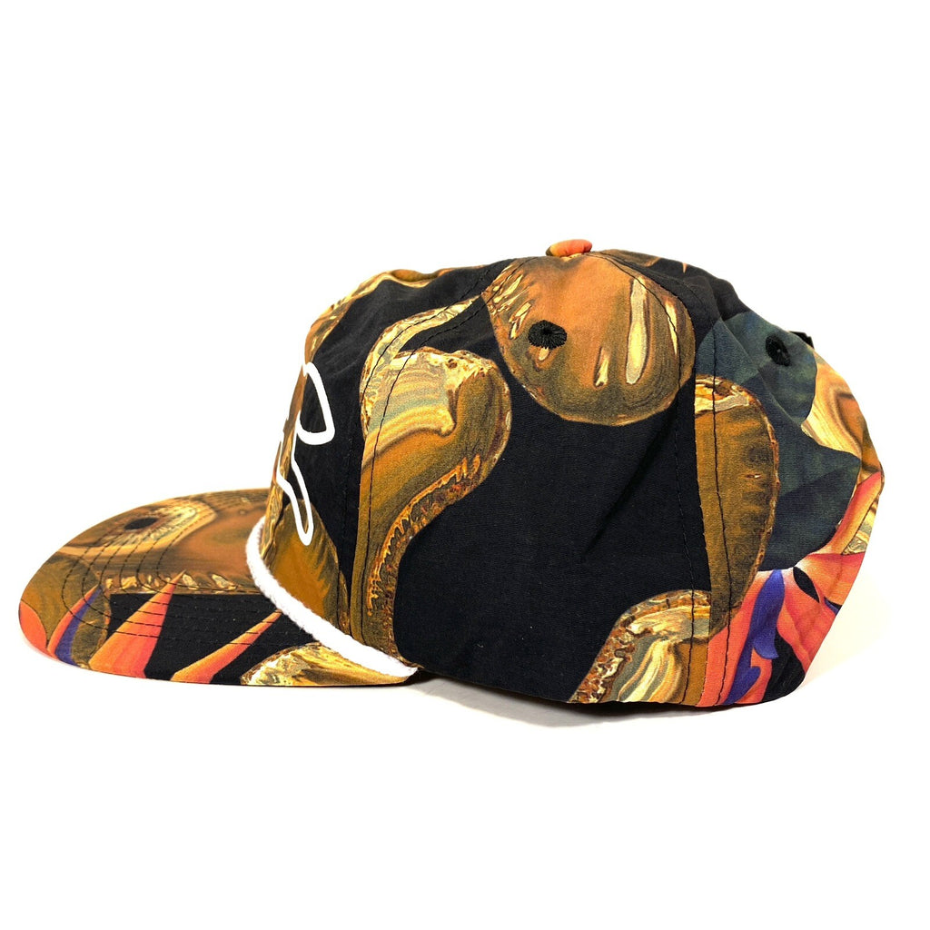 ICE CREAM Billionaire Boys Club Space Running Dog Trucker Hat Black (MSRP $60)