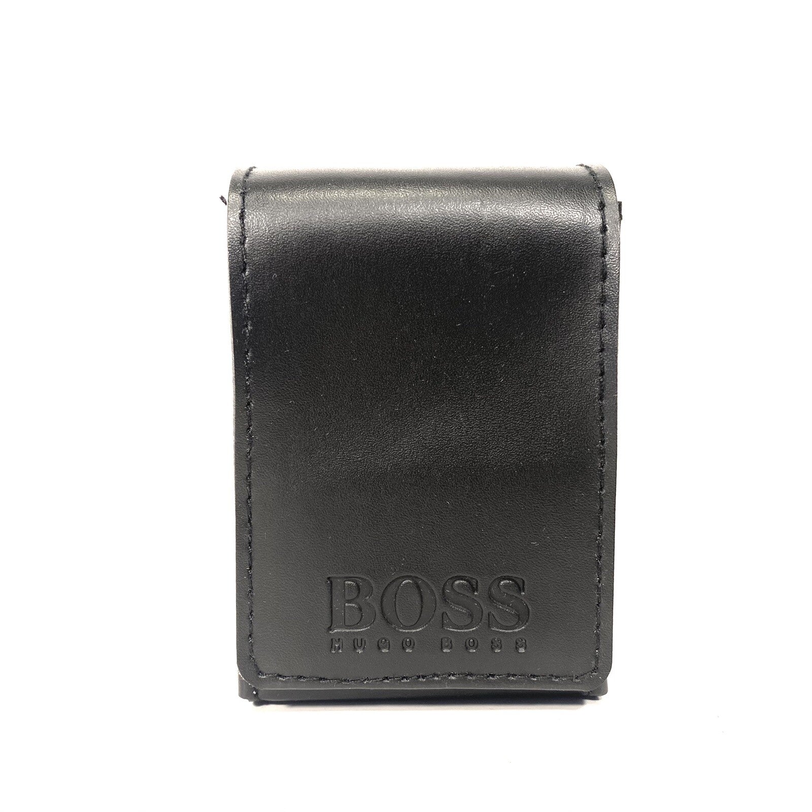 HUGO BOSS Compact Foldable Black Sunglasses Eyeglasses Case and Cloth