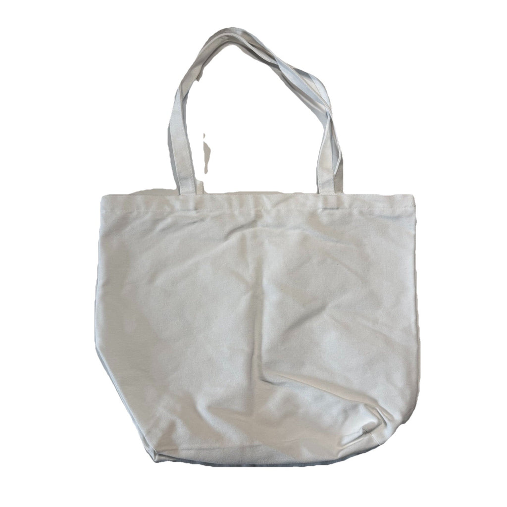 PARKE Womens NYC New York City Hotdog Print Zippered Tote Bag White