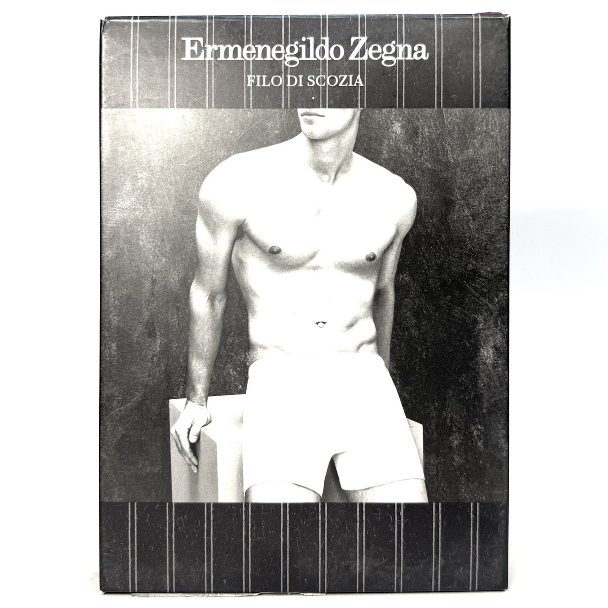 ERMENEGILDO ZEGNA Mens Filo Di Scozia Boxer Trunk Underwear White XS (MSRP $55)