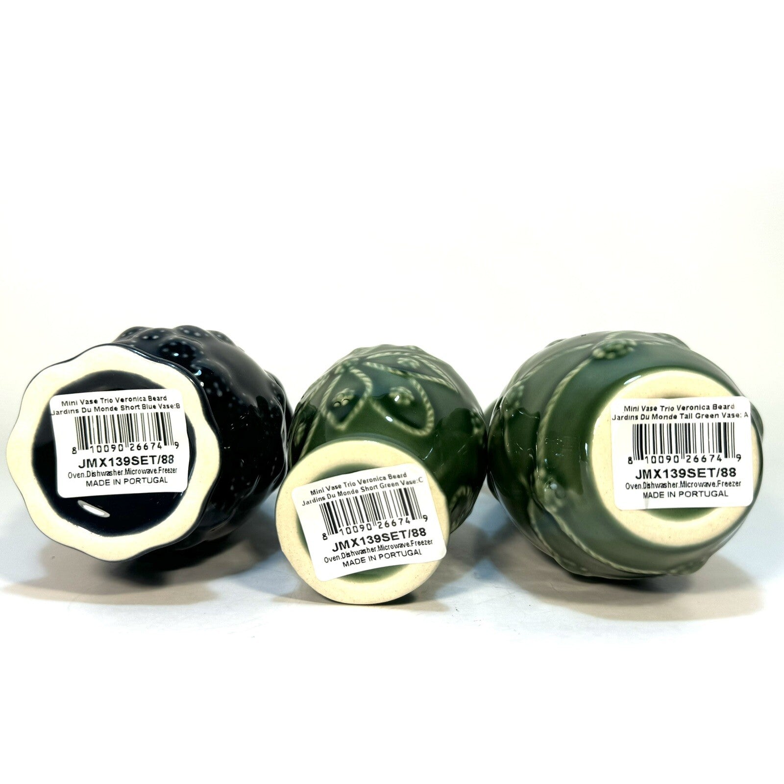 JULISKA x Veronica Beard Jardins Du Monde Mini Vase Trio Set (MSRP $175)