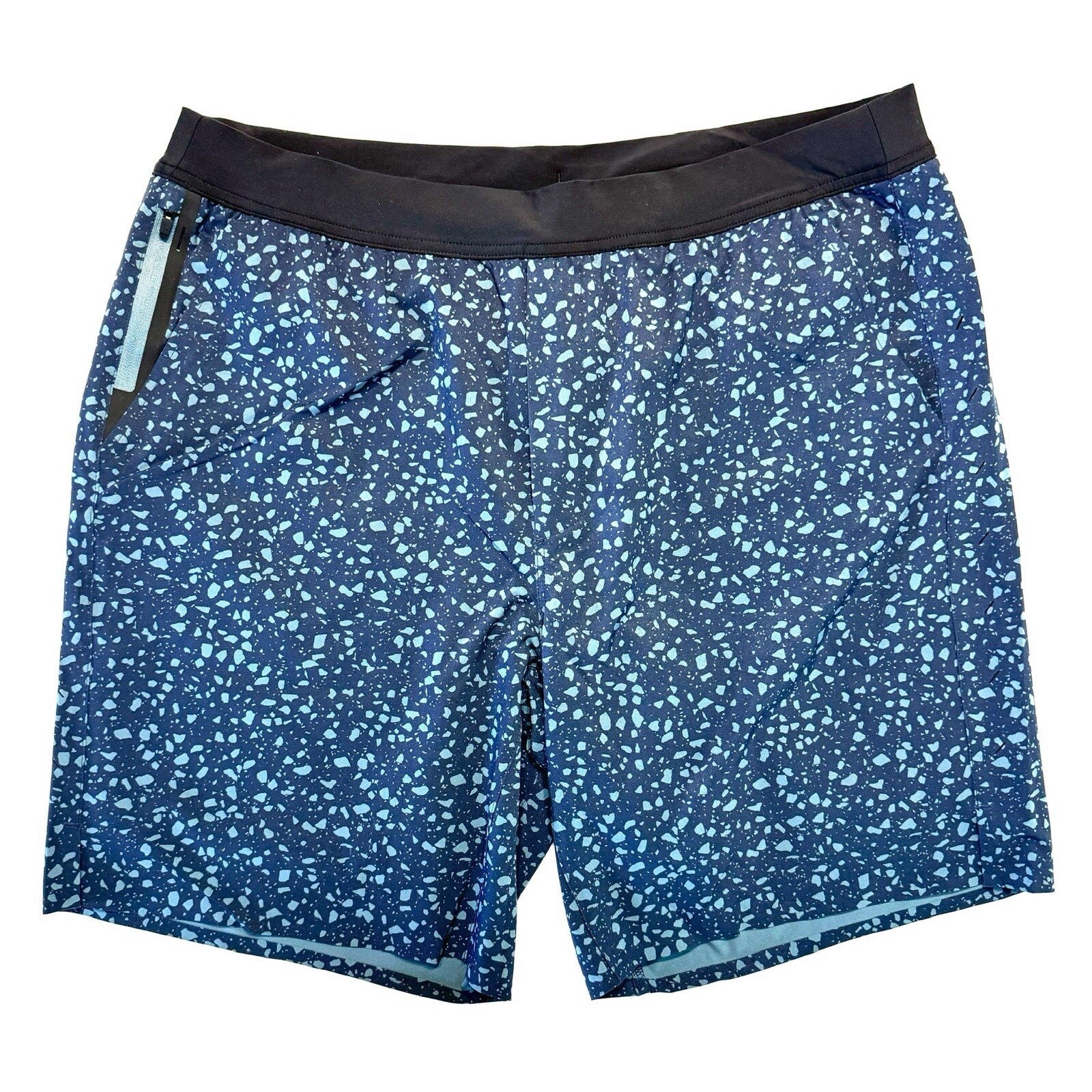TEN THOUSAND Mens 9in Interval Shorts Lined Terrazzo Blue (MSRP $68)