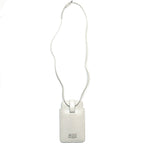 MAISON MARGIELA Womens Leather Phone Shoulder Pouch Wallet Bag White (MSRP $370)