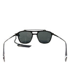 RAG & BONE Mens Walker RNB9005 Navigator Polarized Sunglasses Black (MSRP $558)