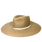 RAG & BONE Womens Florence Wool Felt Fedora Hat Camel Beige (MSRP $295)