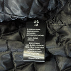 R13 Womens Exaggerated Shoulder Leather Motorcycle Jacket Brown M (MSRP $1,995)