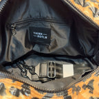 THINK ROYLN Voyager Puffer Zip Duffle Travel Bag Pearl Leopard (MSRP $228)