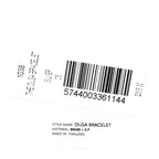 LIE STUDIO Womens .925 Silver Plated Olga Open Cuff Bracelet (MSRP $315)