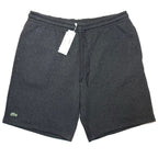 LACOSTE Sport Mens Big and Tall Fleece Sweat Shorts Charcoal Grey (MSRP $80)