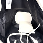 KHAITE Womens The Medium Osa Leather Tote Bag Ivory White (MSRP $2,600)