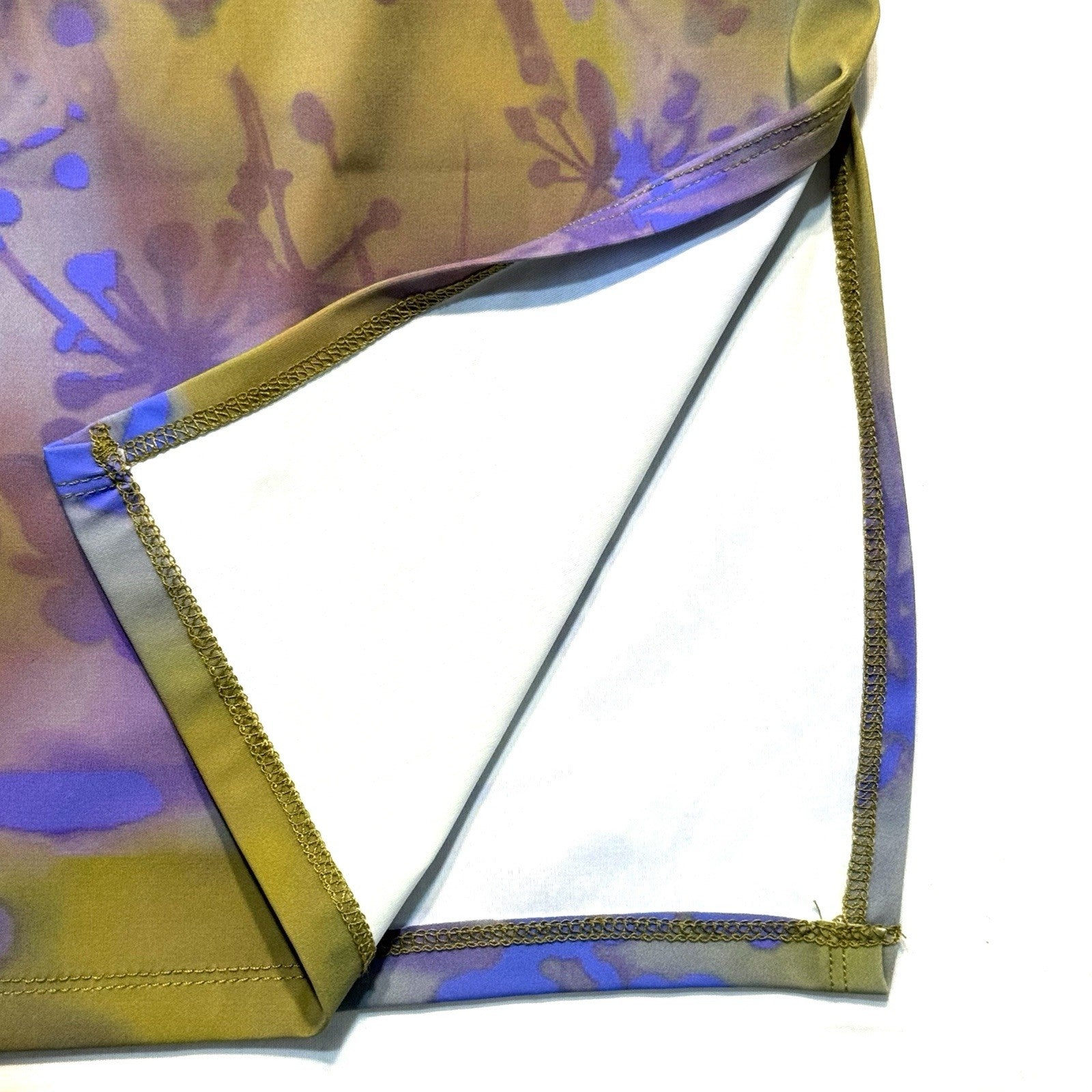 MIAOU x Paloma Elsesser Womens Preston Maxi Knee Skirt Mudd Green (MSRP $165)