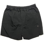 HELMUT LANG Mens Logo Patch Airy Nylon Swim Shorts Trunks Black (MSRP $220)