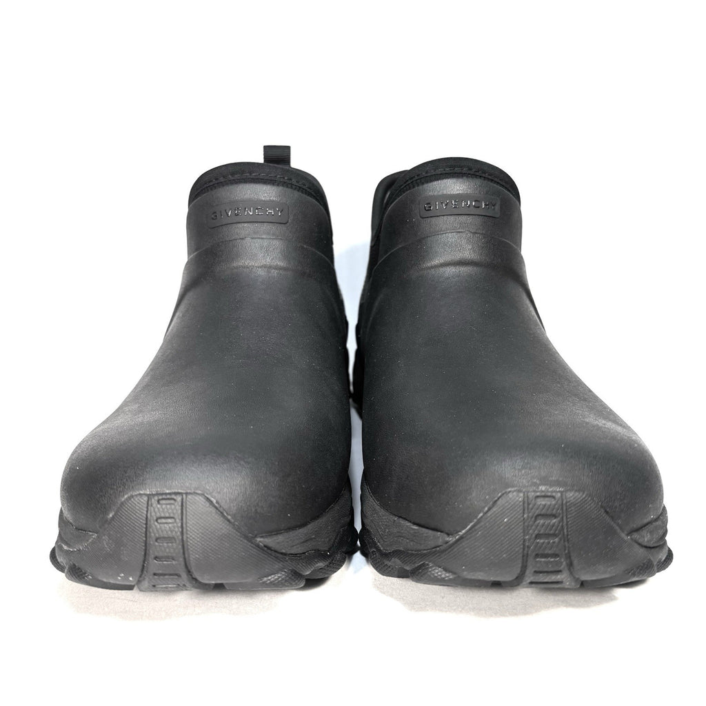 GIVENCHY Mens Low Rubber Ankle 4G Logo Rain Boots Black 42 (MSRP $550)