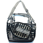 THINK ROYLN Ace Of The Court Pickleball Tote Bag Pearl Black (MSRP $228)