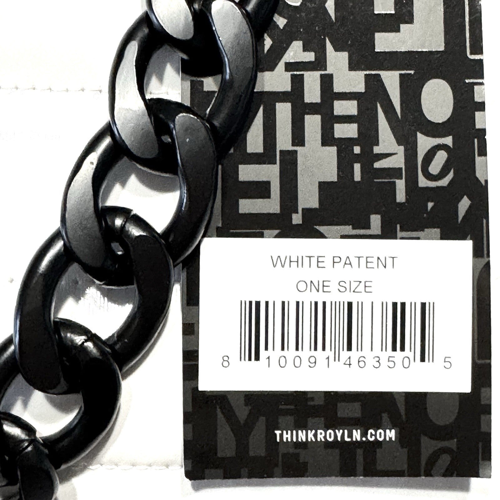 THINK ROYLN Downtown Crossbody Bag Patent White (MSRP $148)