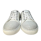 LANVIN Mens DDB1 Basket Cap Toe Leather Low Top Sneakers White (MSRP $590)