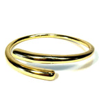 LIE STUDIO Womens 18k Gold Plated Olga Open Cuff Bracelet (MSRP $360)
