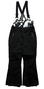 SWEATY BETTY Womens Performance Light Ski Snow Salopette Pants Black (MSRP $368)