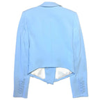 VERONICA BEARD Womens Diego Dickey Double Breasted Blazer Jacket Blue -MSRP $698