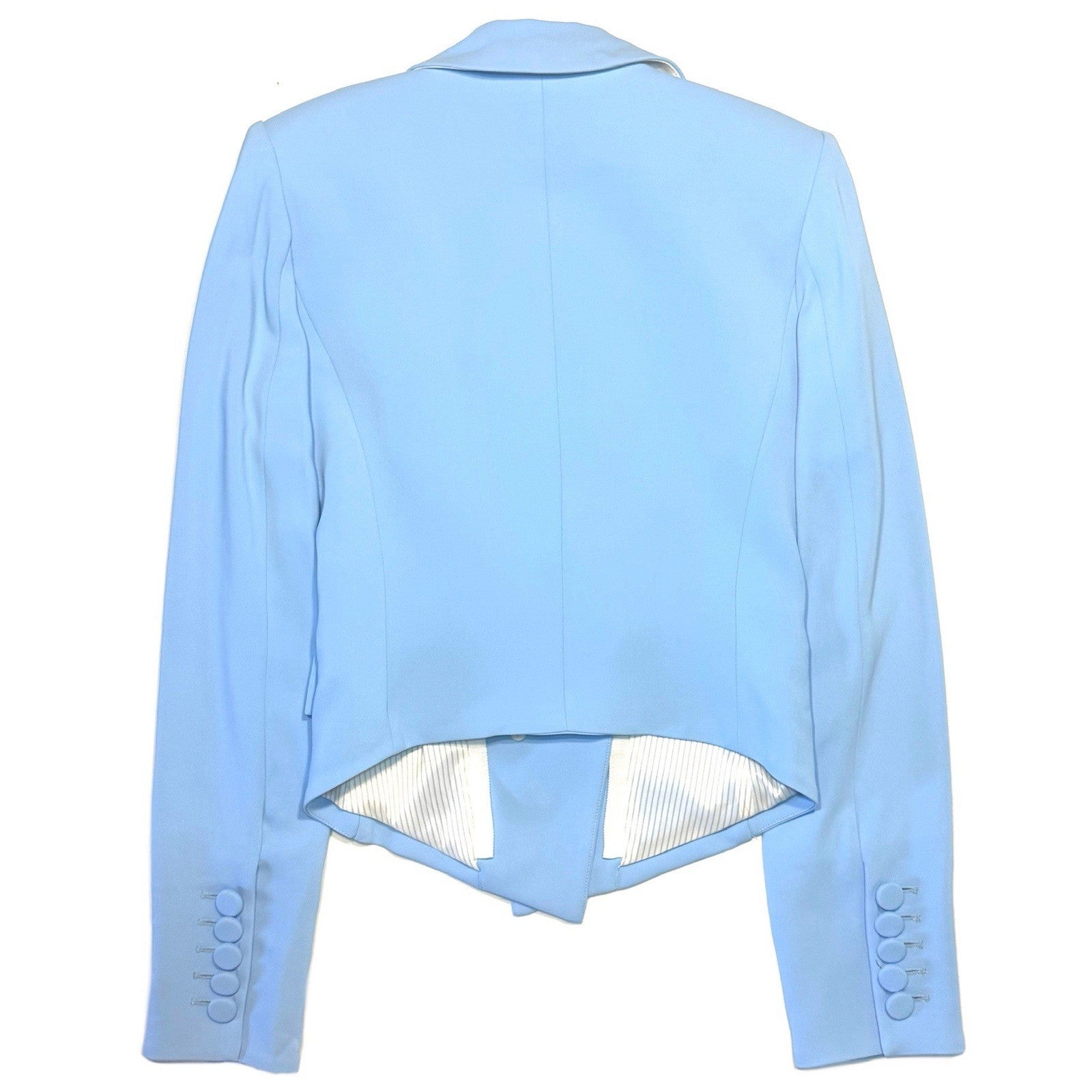 VERONICA BEARD Womens Diego Dickey Double Breasted Blazer Jacket Blue -MSRP $698