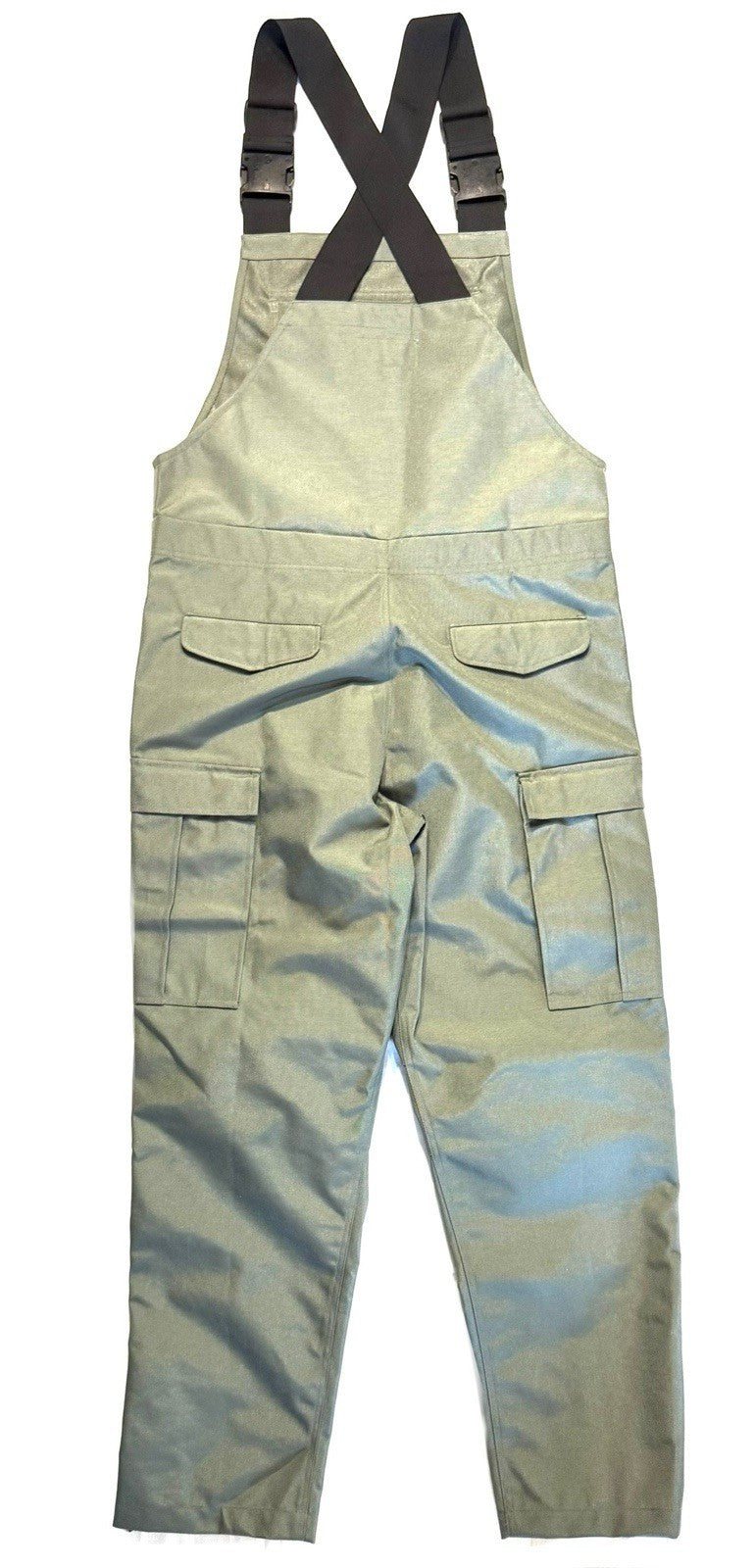 18 EAST Mens BDU 1000D Nylon Canvas Hiker Waders Bib Foliage Green (MSRP $255)