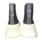 ALEXANDER MCQUEEN Mens Tread Slick Leather Hightop Sneaker Boots Grey -MSRP $990